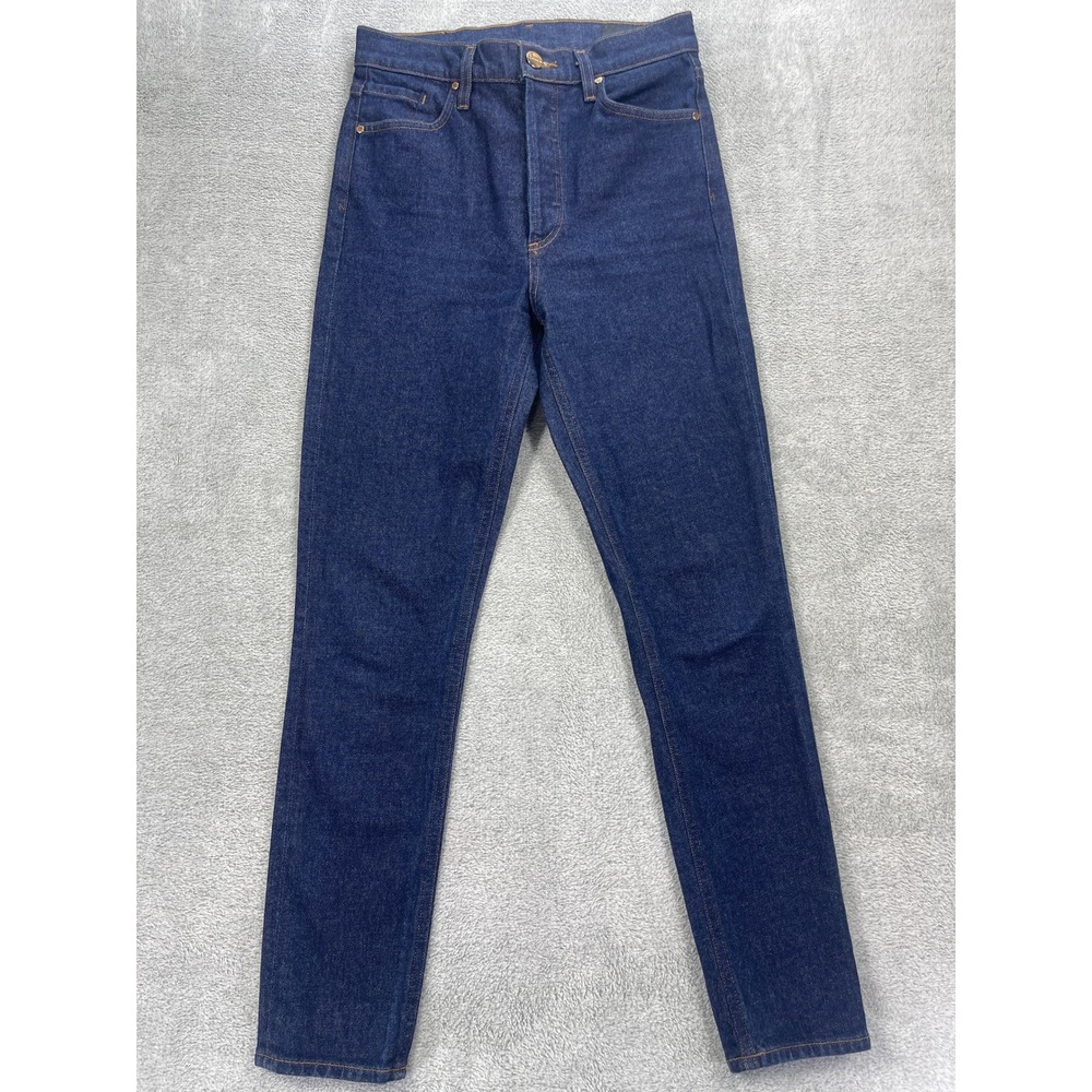 GOLDSIGN Jeans Women 26 Blue The High Rise Slim Leg Denim Made in USA